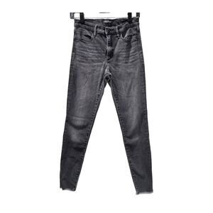BANANA REPUBLIC Women's Charcoal Premium Denim Skinny Jeans Sz 27